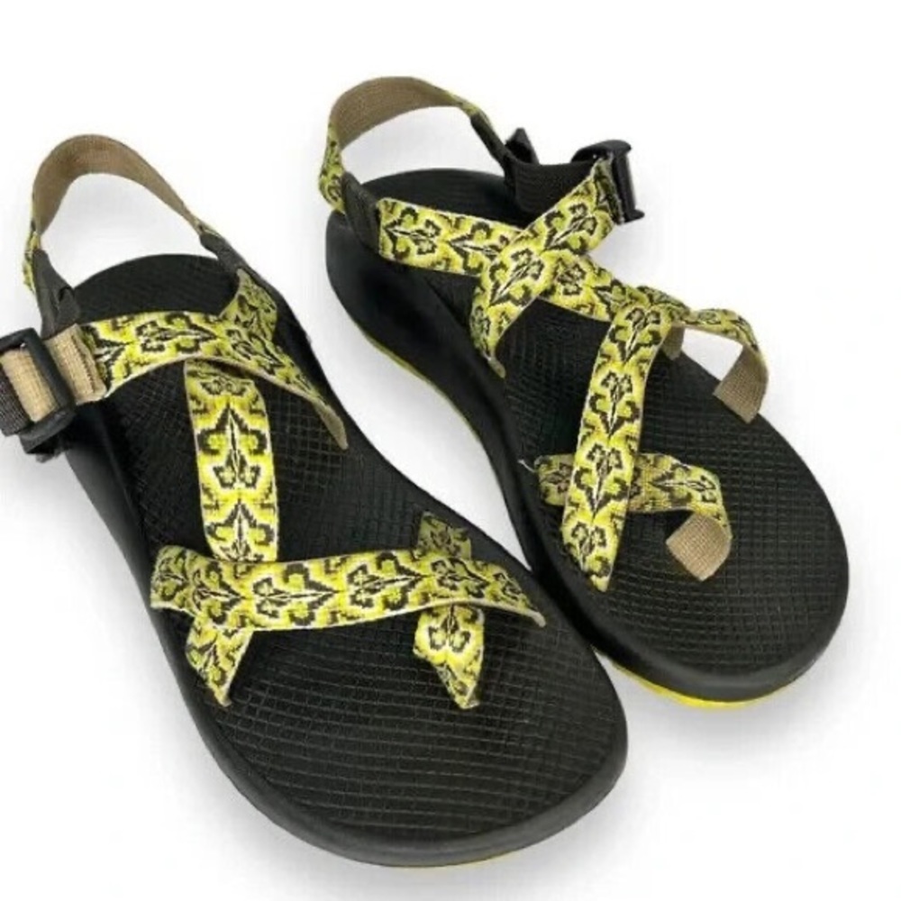Chaco Classic Single Strap Green Sandals